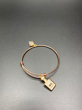 Load image into Gallery viewer, Rose Gold Diamond Charm Bracelet