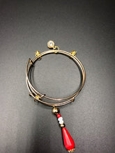 Load image into Gallery viewer, Gold Jeweled Double Bracelet