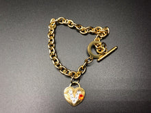 Load image into Gallery viewer, Gold Link Charm Bracelet