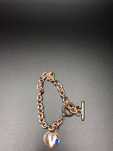 Load image into Gallery viewer, Rose Gold Link Charm Bracelet