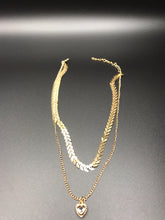 Load image into Gallery viewer, 2 in 1 Gold Choker With Diamond Cross Pendant