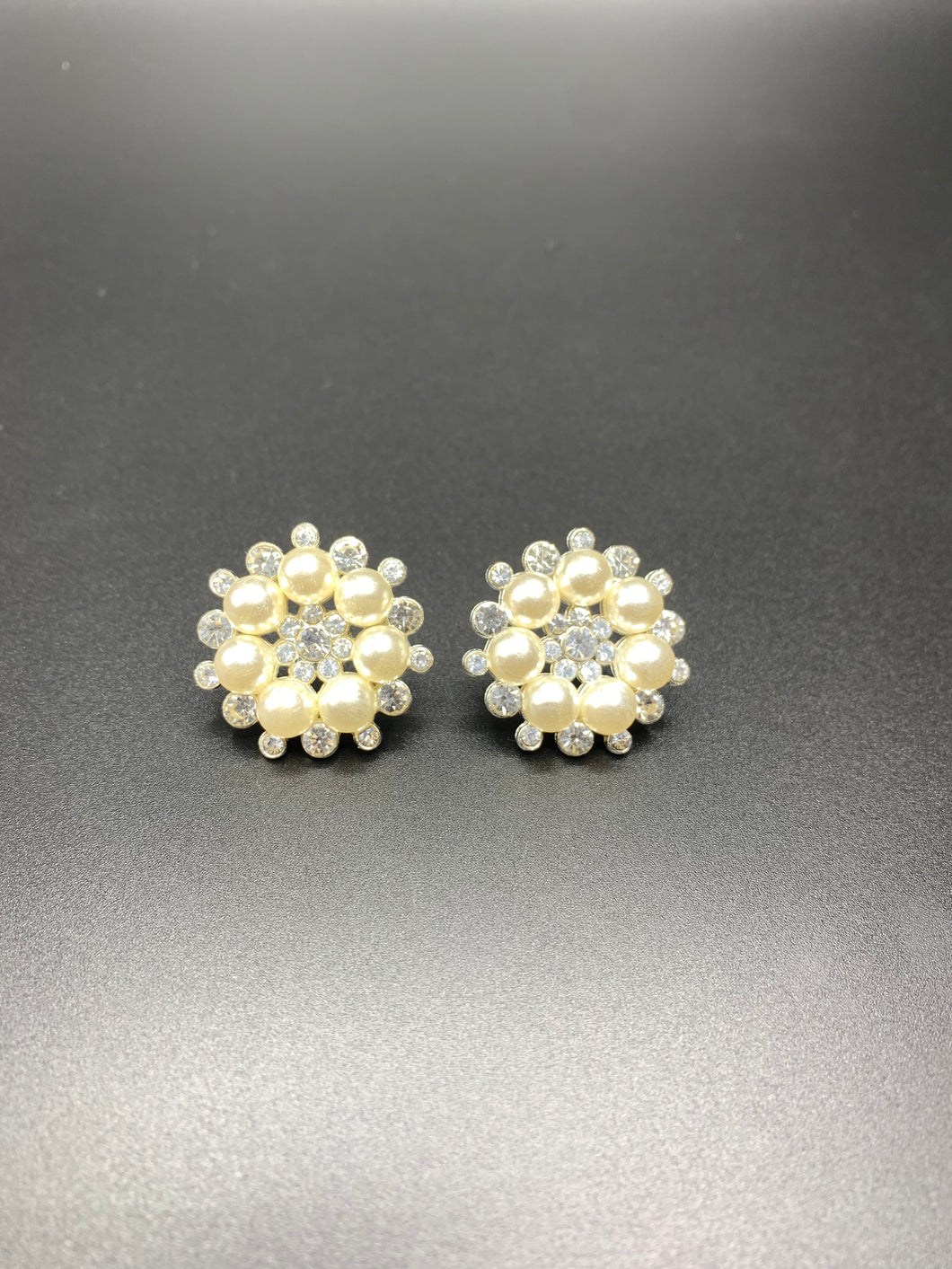 Large White Pearl Earrings