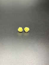 Load image into Gallery viewer, Yellow Rose Earrings