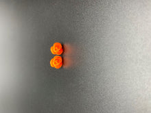 Load image into Gallery viewer, Orange Flower Earrings