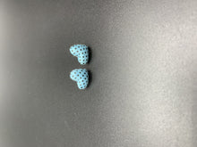 Load image into Gallery viewer, Blue Heart Earrings