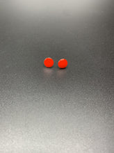 Load image into Gallery viewer, Red Stud Earrings