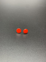 Load image into Gallery viewer, Red Stud Earrings