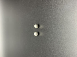 Silver Ball Stud Earrings