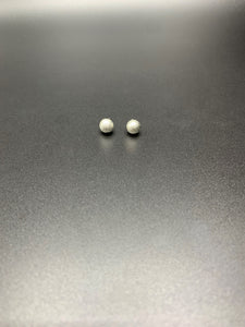 Silver Ball Stud Earrings