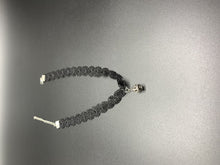 Load image into Gallery viewer, Black &amp; Silver Charm Choker