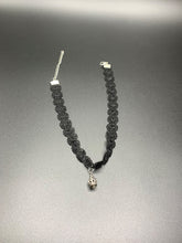 Load image into Gallery viewer, Black &amp; Silver Charm Choker
