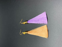 Load image into Gallery viewer, Orange &amp; Purple Siamese Tassels