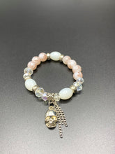 Load image into Gallery viewer, Pink Beaded Charm Bracelet