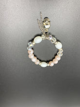 Load image into Gallery viewer, Pink Beaded Charm Bracelet