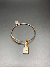 Load image into Gallery viewer, Rose Gold Diamond Charm Bracelet