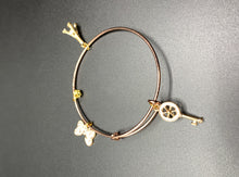 Load image into Gallery viewer, Rose Gold Multi Charm Bracelet