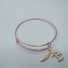 Load image into Gallery viewer, Rose Gold Plated Charmed Bracelet