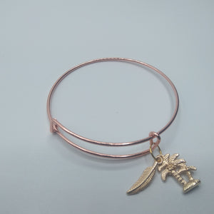 Rose Gold Plated Charmed Bracelet