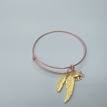 Load image into Gallery viewer, Rose Gold Plated Charmed Bracelet